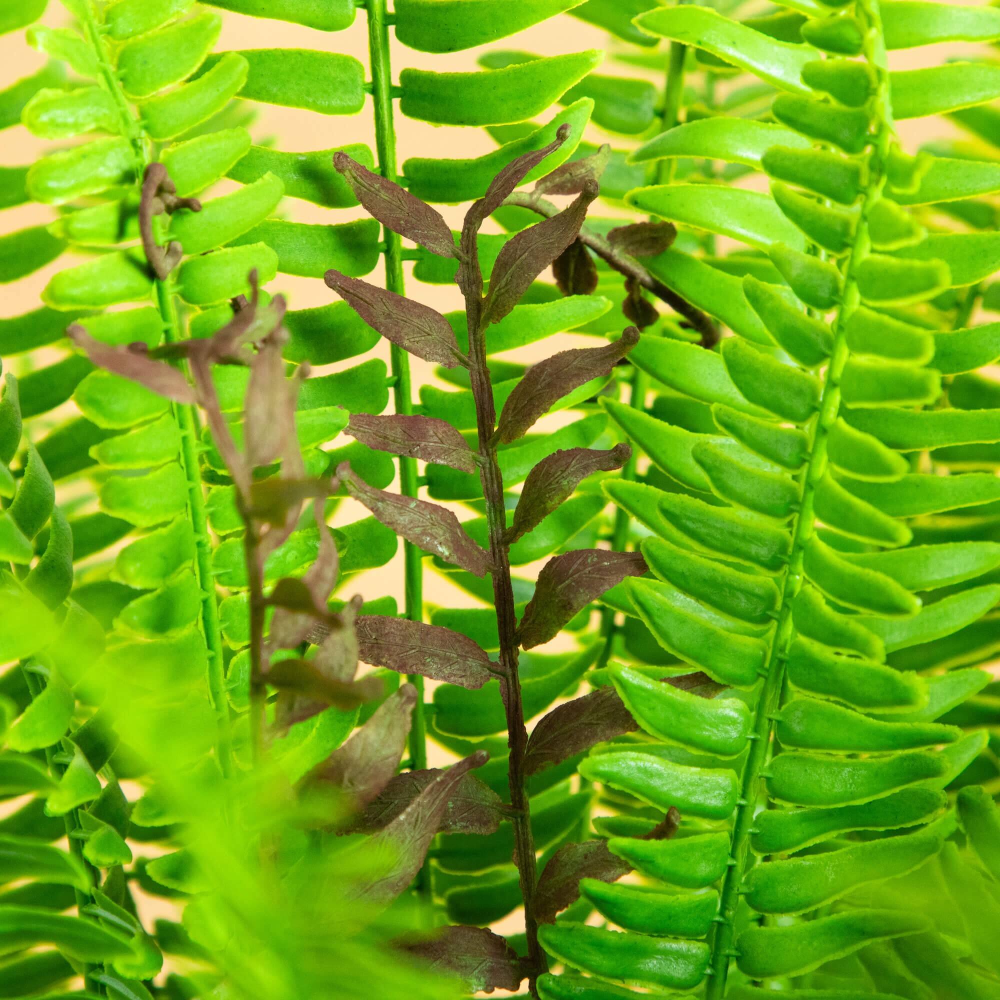 27in. UV Resistant Artificial Boston Fern Plant with Real Touch Leaves (Indoor/Outdoor)
